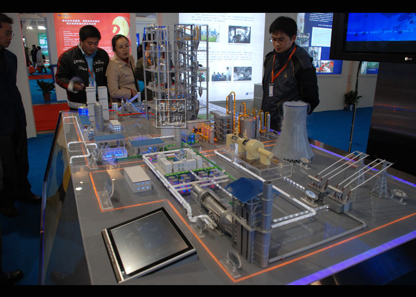 華能集團展會模型